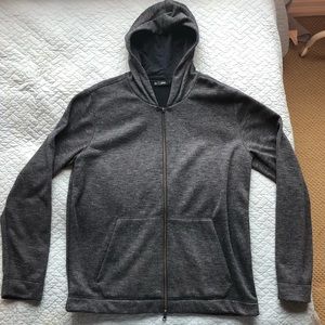 Gray Vince Zip Up Hoodie